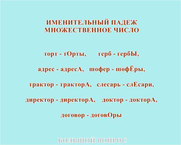 говорите правильно, проект, 4 класс