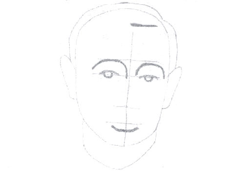Как нарисовать портрет президента путина поэтапно, как нарисовать портет президента карандашом