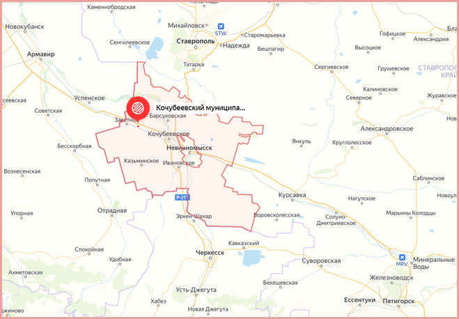 Карта Кочубеевского района Ставропольского края. Погода кочубеевское ставропольский край на 14 дней