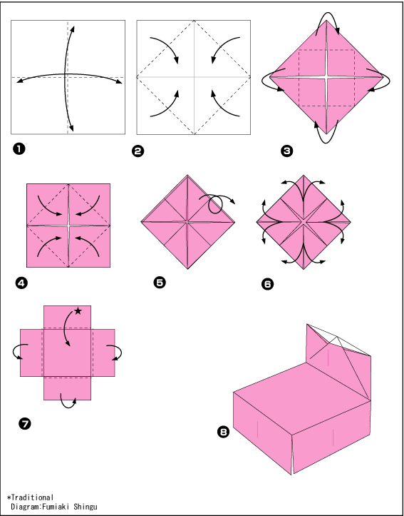 стул оригами