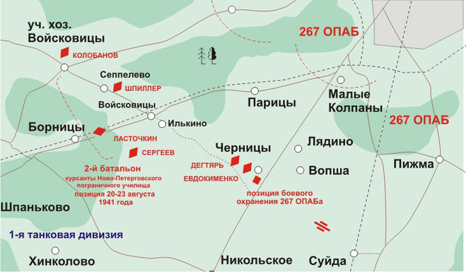 Имя колобанова. Схема боя Зиновия Колобанова. Карта "Колобанов. Бой под Войсковицами". Схема боя Колобанова под Войсковицами. Карта боя Колобанова.