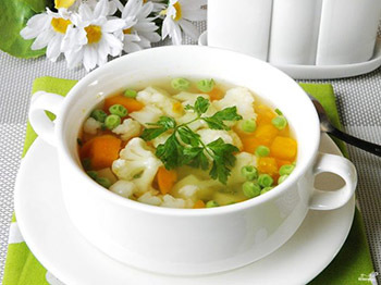 картофельный суп с макаронами