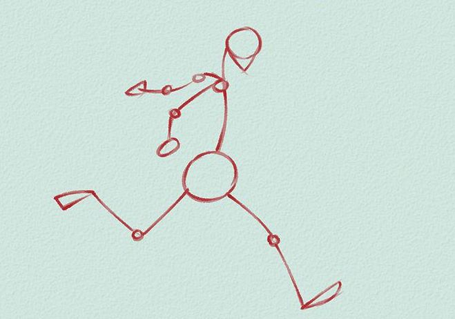 Рисование футболист с мячом карандаш поэтапно