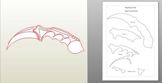 Сделать керамбит из бумаги стандофф 2. Нож керамбит из бумаги чертеж. Чертёж ножа керамбит из стандофф 2. Схема ножа керамбит из стандофф 2. Ножи КС го чертежи керамбит.