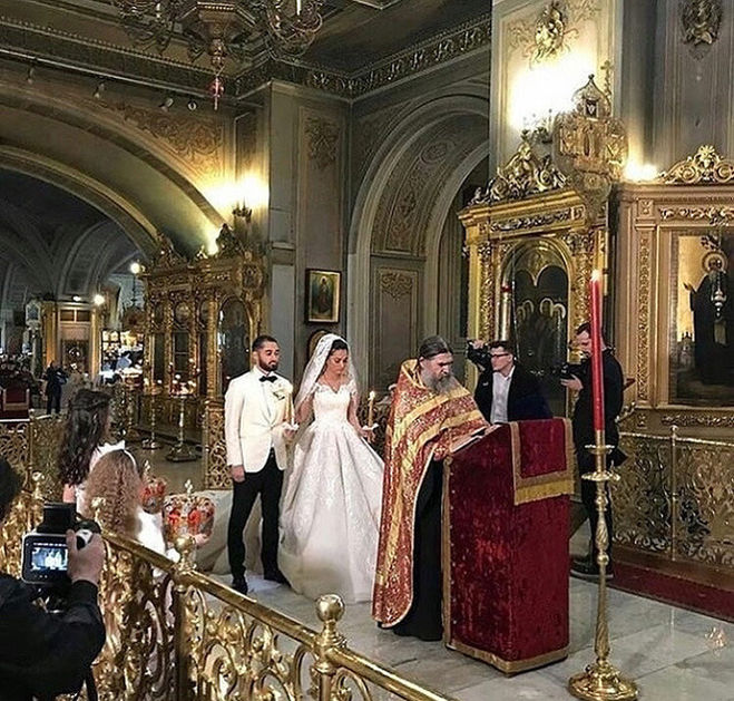 Мария Гураль Мот венчание