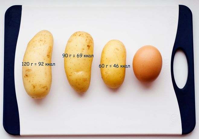 сколько весит картошка .сколько в 1 кг штук
