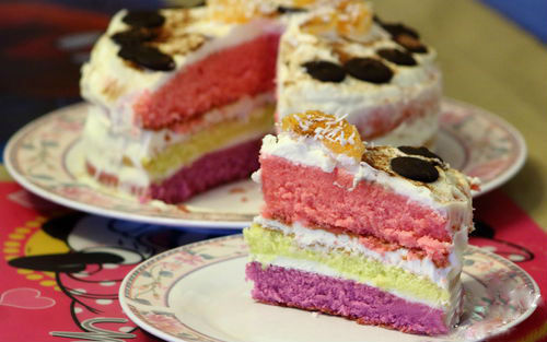 торт "Цветное настроение"