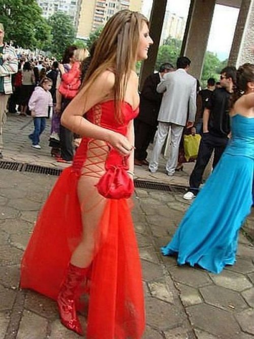 безумное платье на выпускном