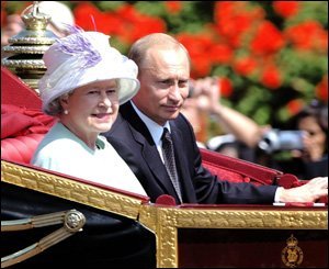Путин и Елизавета II