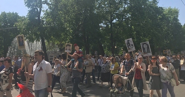 "Бессмертный полк" в Воронеже 9 мая