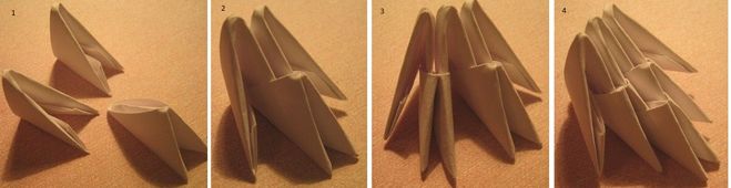 модульное оригами собака своими руками пошагово