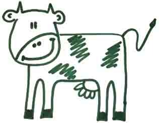 как рисовать корову 5