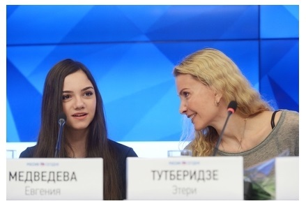 Евгения Медведева и Этери Тутберидзе