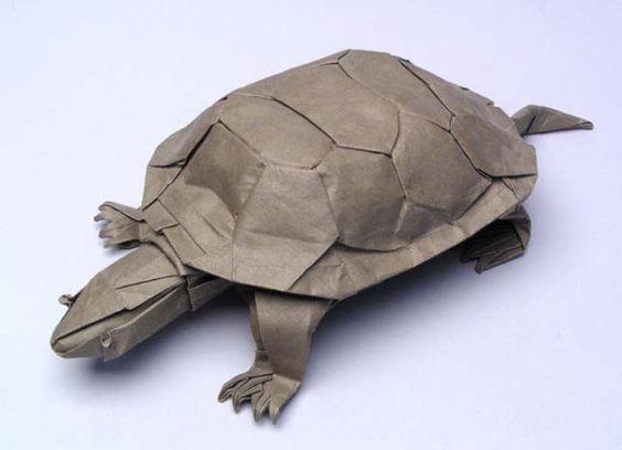 черепаха оригами