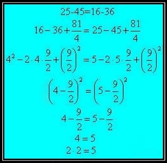Как доказать что дважды два пять. Смотреть фото Как доказать что дважды два пять. Смотреть картинку Как доказать что дважды два пять. Картинка про Как доказать что дважды два пять. Фото Как доказать что дважды два пять