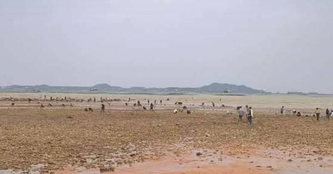 в Тайланде ушла вода от побережья