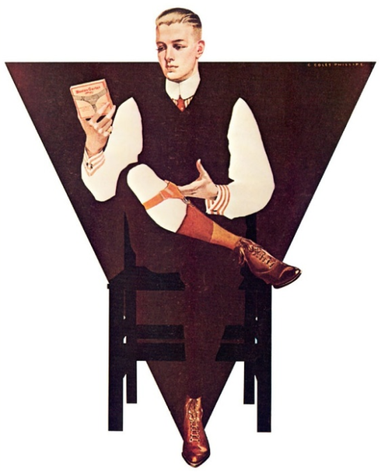 реклама носков, 1920