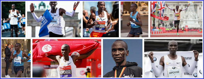 28 апреля 2019 года занял 1-е место на Лондонском марафоне с результатом 2:02:37