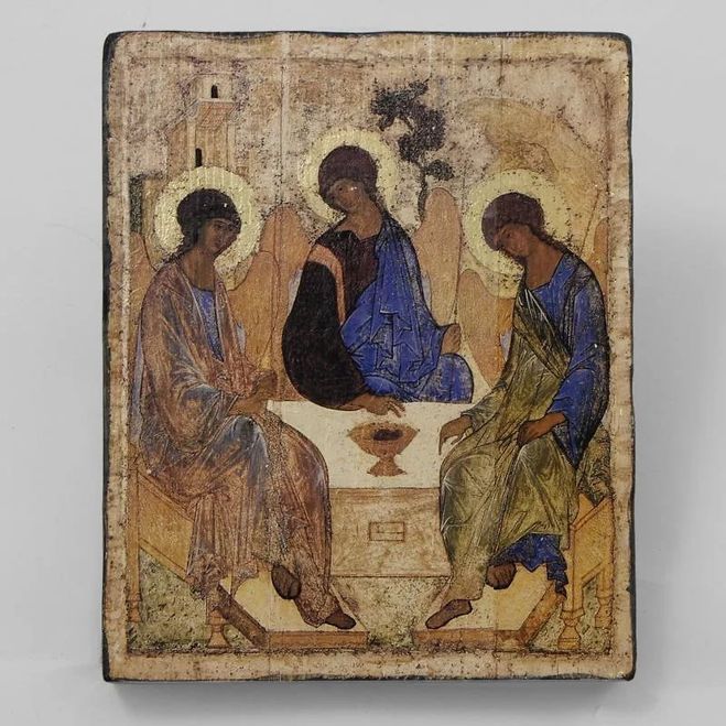 Кто в ХV веке написал знаменитую икону «Троица»?