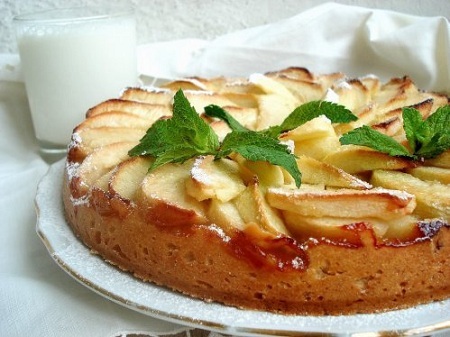 яблочный пирог без глютена