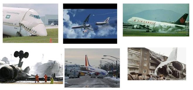 катастрофы самолетов,большие самолеты падают реже