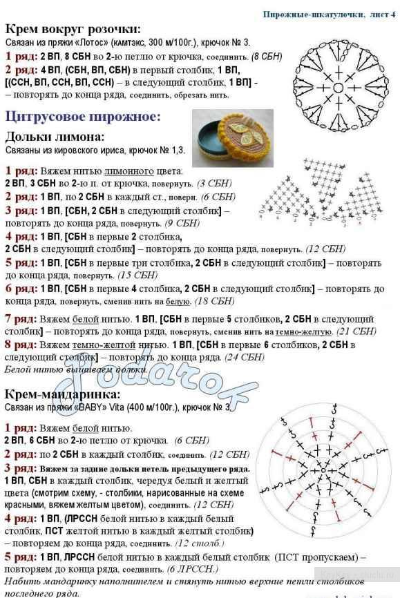 пирожное крючком4