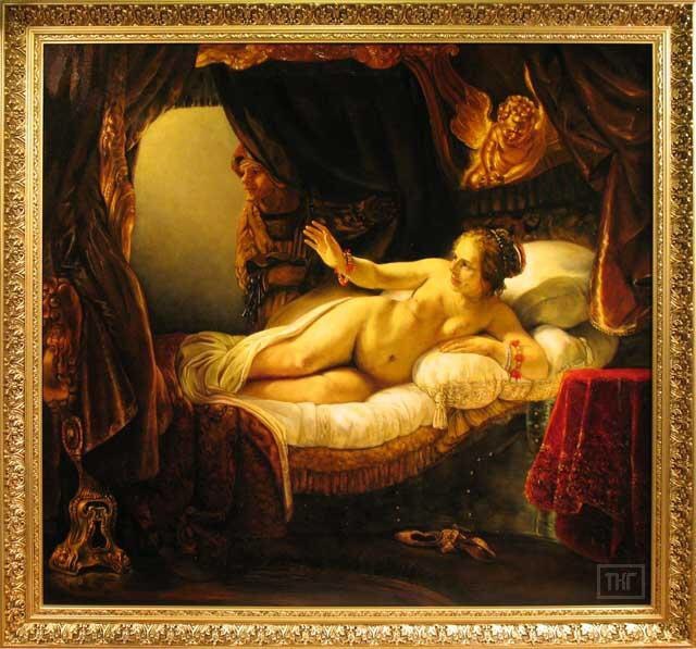 картина Рембранта "Эгина", "Даная"
