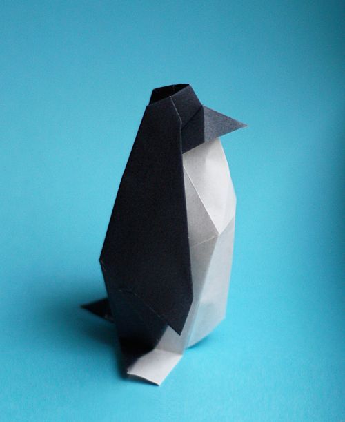 пингвин оригами