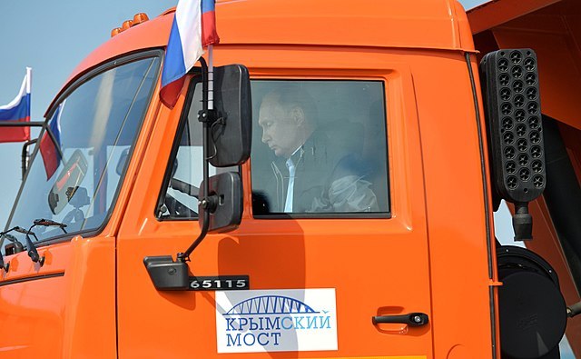 путин крымский мост