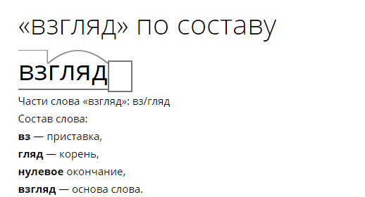 Разбор слова взгляд. Взгляд разбор слова по составу. Слова про взгляд. Взгляд корень слова.